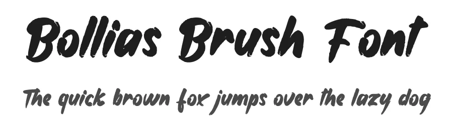 Bollias Brush Font by andikastudio — Script Handwritten Font