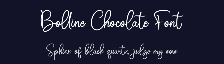 Bolline Chocolate Font by Basnistudio — Script Handwritten Font — thumbnail 2