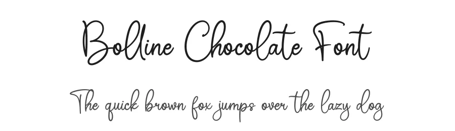Bolline Chocolate Font by Basnistudio — Script Handwritten Font
