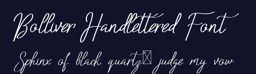 Bolliver Handlettered Font by edricstudio — Script Handwritten Font — thumbnail 2