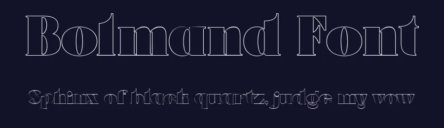 Bolmand Font by burntilldead — Script Handwritten Font — thumbnail 2