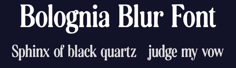 Bolognia Blur Font by craftsupplyco — Display Font — thumbnail 2