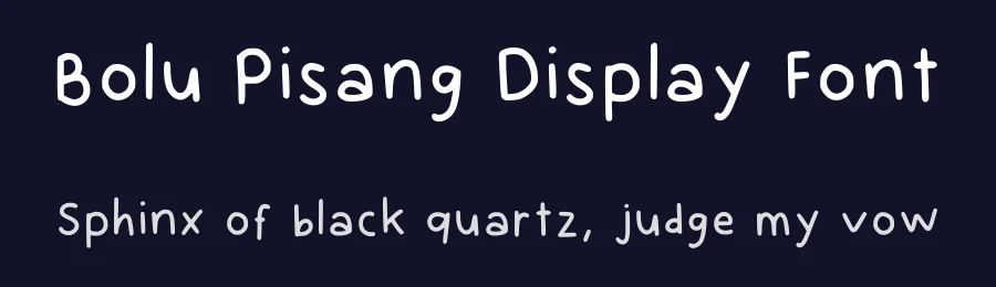 Bolu Pisang Display Font by bycrayon — Script Handwritten Font — thumbnail 2