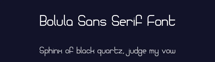 Bolula Sans Serif Font by White Supply — Sans Serif Font — thumbnail 2