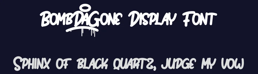 Bomb Da Gone Display Font by prioritype — Display Font — thumbnail 2