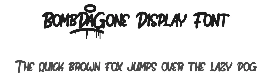 Bomb Da Gone Display Font by prioritype โ Display Font