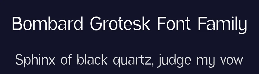 Bombard Grotesk Font Family by UICreative — Decorative Font — thumbnail 2