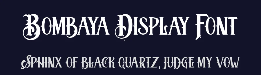 Bombaya Display Font by typotopia — Display Font — thumbnail 2