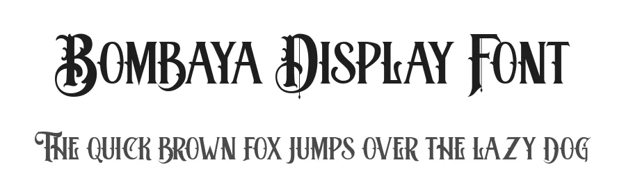 Bombaya Display Font by typotopia β Display Font