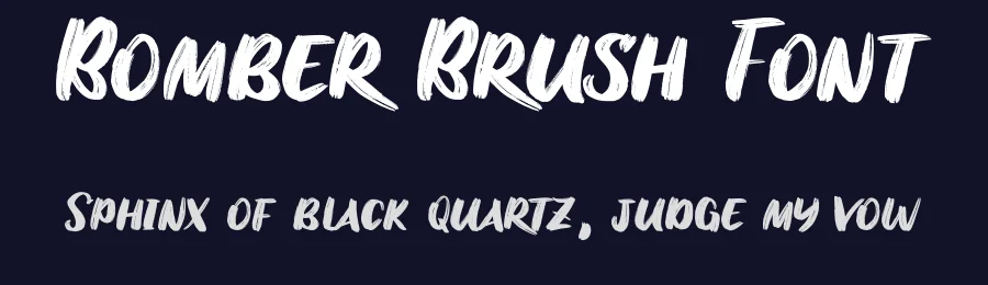 Bomber Brush Font by bearydsgn — Script Handwritten Font — thumbnail 2