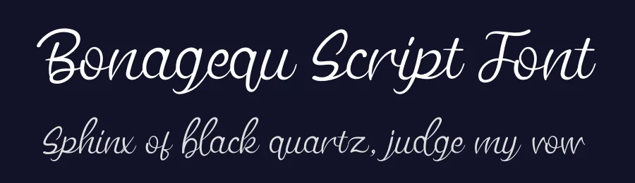 Bonagequ Script Font by andikastudio — Script Handwritten Font — thumbnail 2