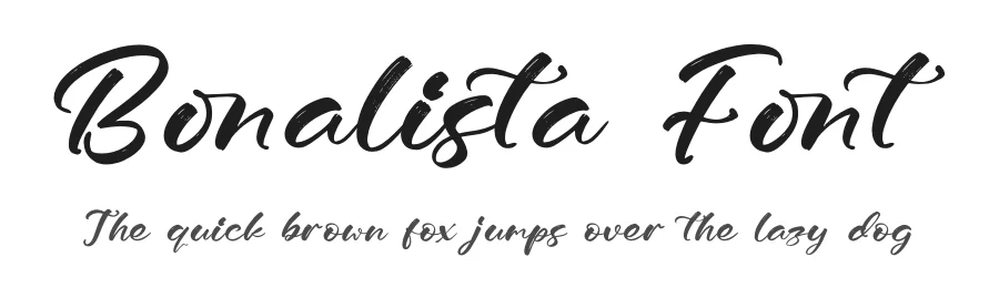 Bonalista Font by glorytype — Script Handwritten Font