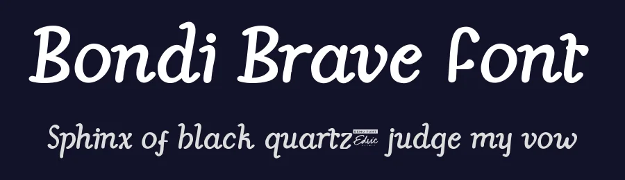 Bondi Brave Font by edricstudio — Display Font — thumbnail 2