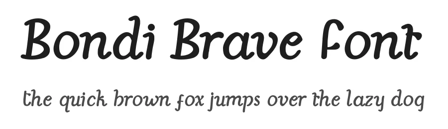 Bondi Brave Font by edricstudio — Display Font