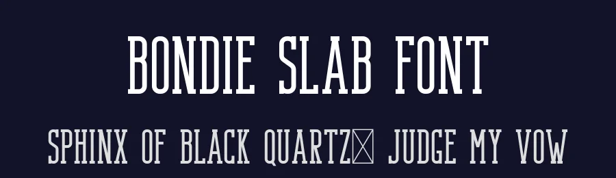 Bondie Slab Font by craftsupplyco — Slab Serif Font — thumbnail 2