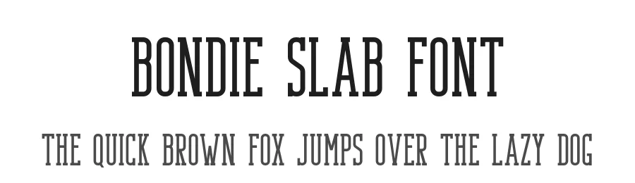 Bondie Slab Font by craftsupplyco — Slab Serif Font