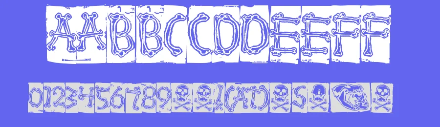 Bones Free Pirate Font by Igor Grovich — Decorative Font — thumbnail 3