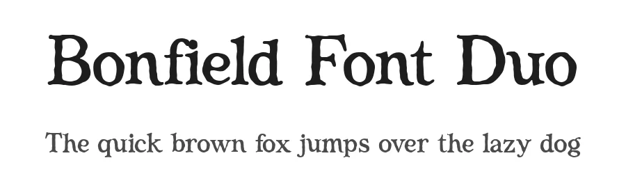 Bonfield Font Duo by Honestype — Serif Font