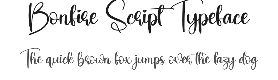 Bonfire Script Typeface by creativeletter — Script Handwritten Font