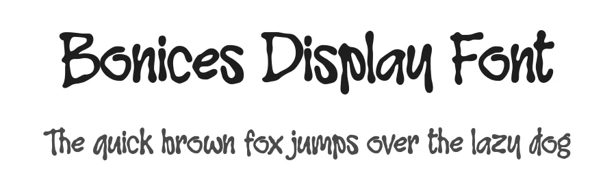Bonices Display Font by Blankids Studio — Display Font