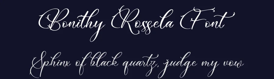Bonithy Rossela Font by letterfabric — Script Handwritten Font — thumbnail 2