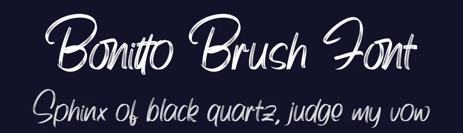 Bonitto Brush Font by Omotu — Script Handwritten Font — thumbnail 2