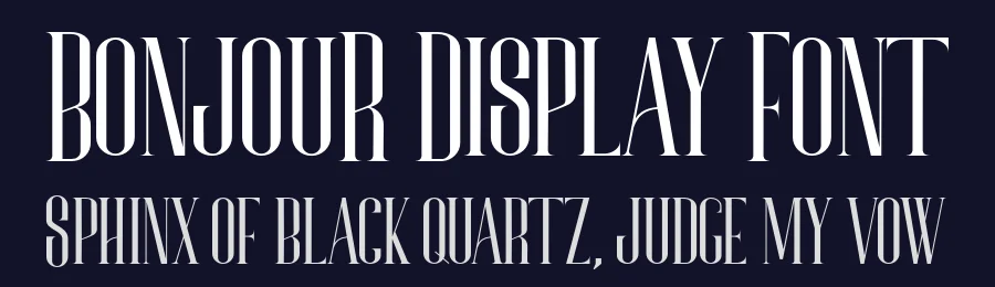 Bonjour Display Font by Gilar Studio — Display Font — thumbnail 2