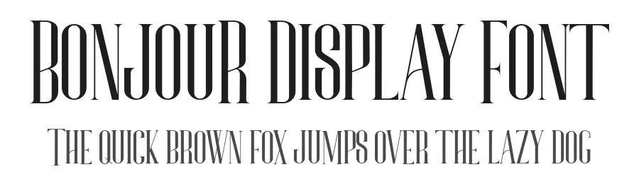 Bonjour Display Font by Gilar Studio — Display Font
