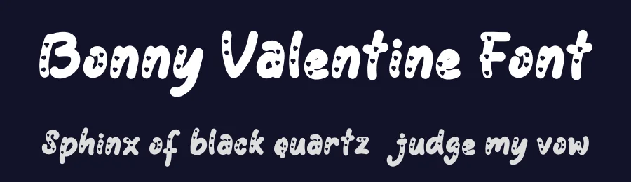 Bonny Valentine Font by Yoga Letter — Display Font — thumbnail 2