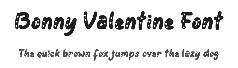 Bonny Valentine Font by Yoga Letter — Display Font