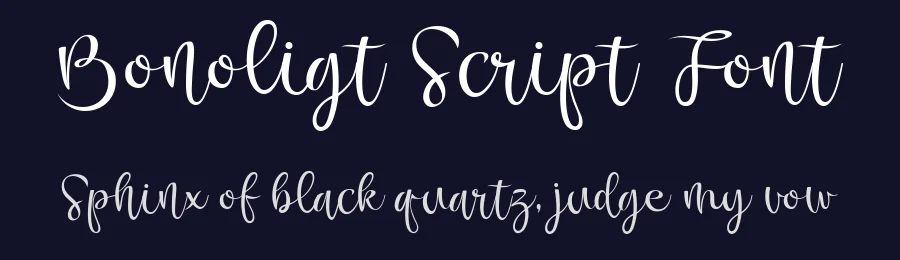 Bonoligt Script Font by alit design — Script Handwritten Font — thumbnail 2