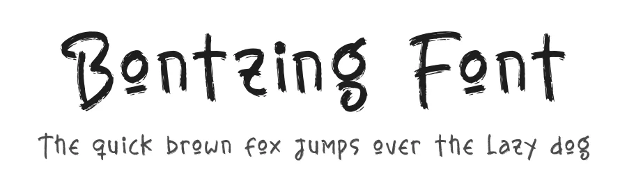 Bontzing Font by glorytype — Display Font