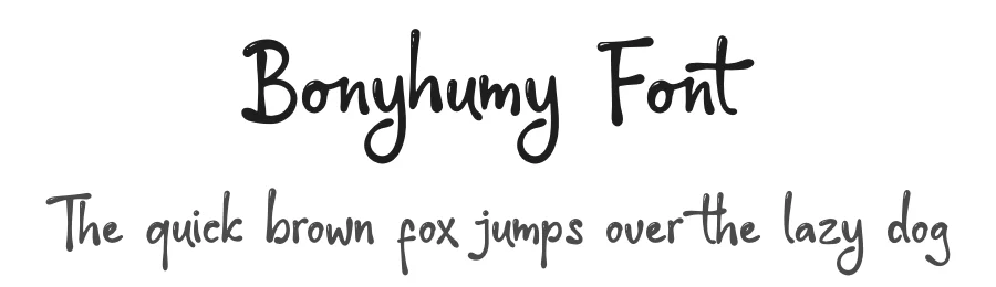 Bonyhumy Font by Denustudios — Decorative Font