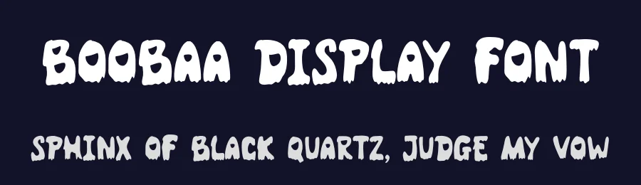 BooBaa Display Font by Fontfreebies — Display Font — thumbnail 2