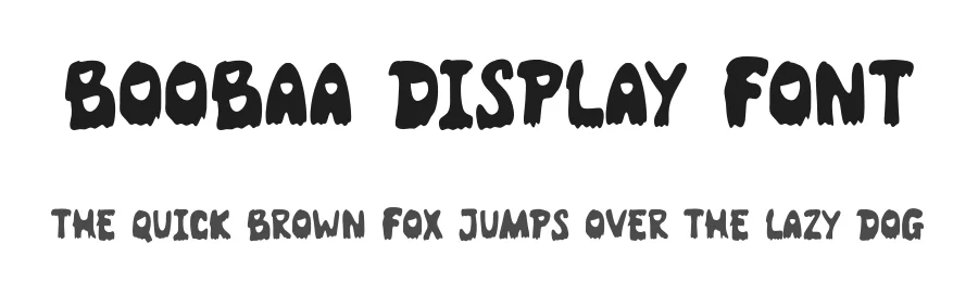 BooBaa Display Font by Fontfreebies — Display Font