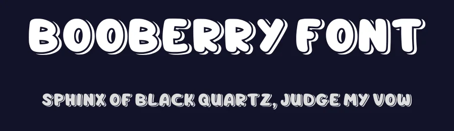 Booberry Font by anamalmusyaffaCreative — Display Font — thumbnail 2