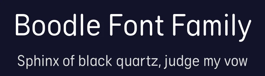 Boodle Font Family by Ckhans Fonts — Sans Serif Font — thumbnail 2