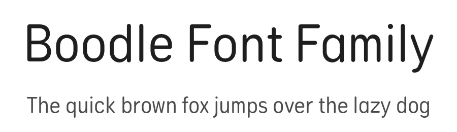 Boodle Font Family by Ckhans Fonts — Sans Serif Font