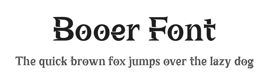 Booer Font by productype — Decorative Font