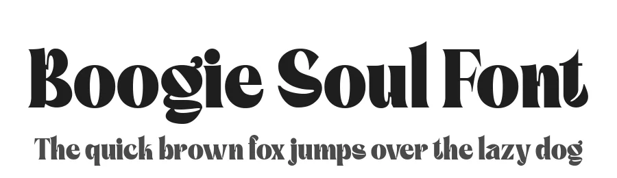 Boogie Soul Font by alit design — Display Font