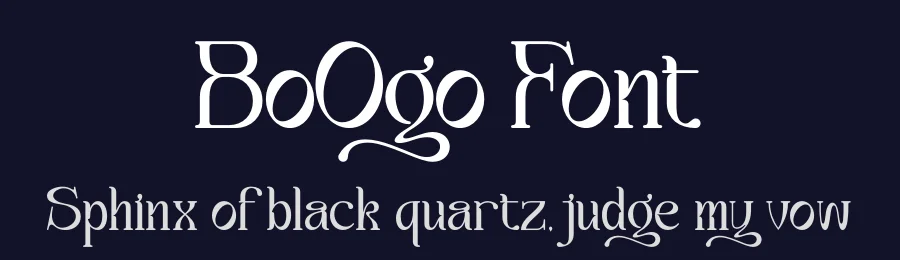 Boogo Font by letterara — Serif Font — thumbnail 2