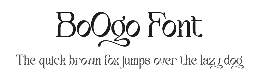 Boogo Font by letterara — Serif Font