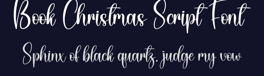 Book Christmas Script Font by creativeletter — Script Handwritten Font — thumbnail 2