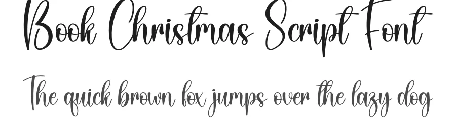 Book Christmas Script Font by creativeletter — Script Handwritten Font