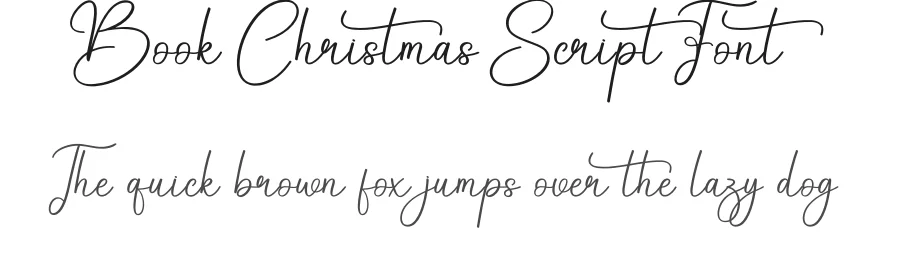 Book Christmas Script Font by creativeletter — Script Handwritten Font