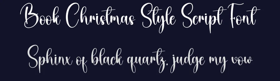 Book Christmas Style Script Font by creativeletter — Script Handwritten Font — thumbnail 2