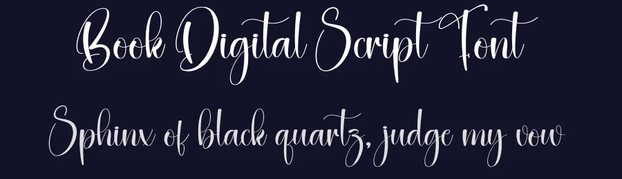 Book Digital Script Font by creativeletter — Script Handwritten Font — thumbnail 2