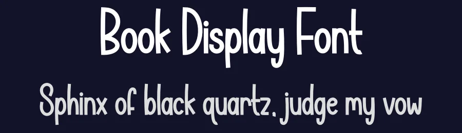 Book Display Font by Wati Studio — Display Font — thumbnail 2