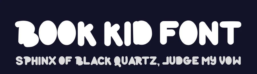 Book Kid Font by futuristypestudio — Display Font — thumbnail 2