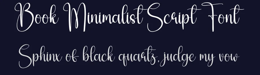 Book Minimalist Script Font by creativeletter — Script Handwritten Font — thumbnail 2